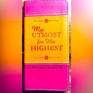 New~My Utmost for His Highest Leather-like Pocket Devotional by Oswald Chambers